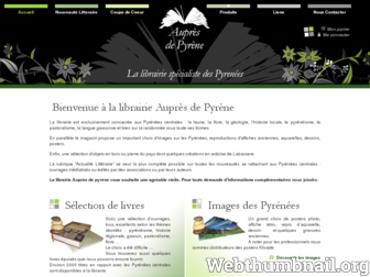 livres-posters-pyrenees.com website preview