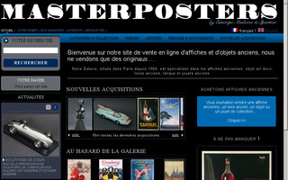 masterposters.fr website preview