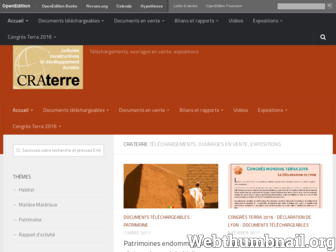 craterre.hypotheses.org website preview
