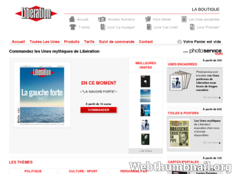 unes.liberation.fr website preview