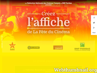 creezlaffiche.feteducinema.com website preview