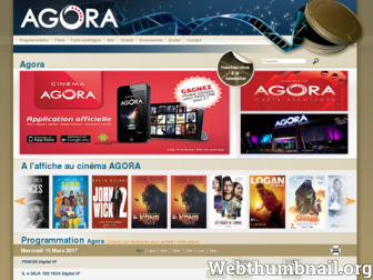 agora.gf website preview