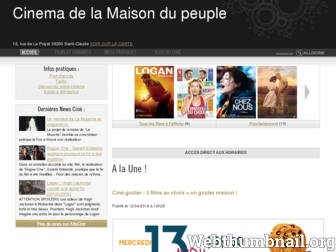 maisondupeuple.cine.allocine.fr website preview