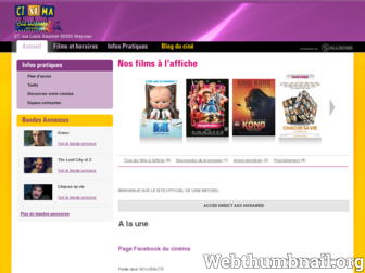 cinemeyzieu.cine.allocine.fr website preview