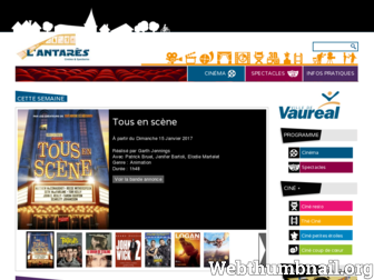 antares.vaureal.fr website preview