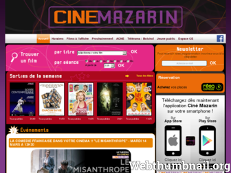 cinemazarin-nevers.fr website preview