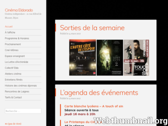 cinemaeldorado.wordpress.com website preview