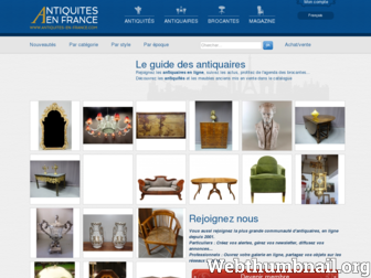 antiquites-en-france.com website preview