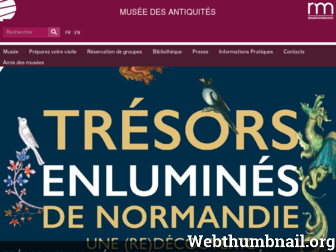 museedesantiquites.fr website preview