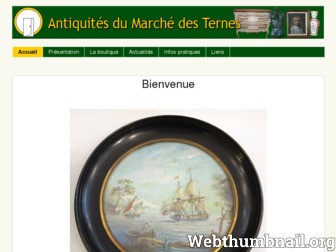 antiquites-du-marche-des-ternes.fr website preview
