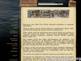 peche-antiquites.com website preview