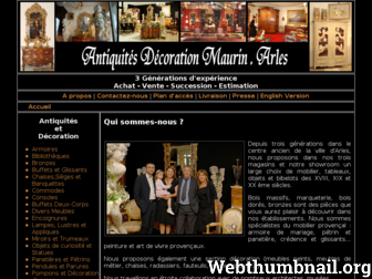 antiquites-maurin.com website preview