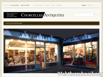 courcelles-antiquites.com website preview