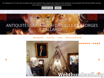 antiquites-ballario.fr website preview