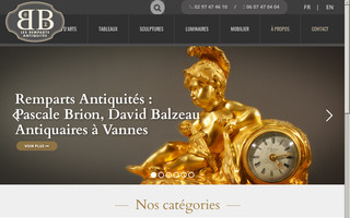 remparts-antiquites.com website preview