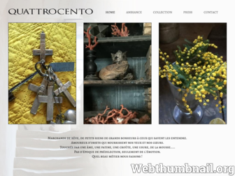 antiquitesquattrocento.com website preview