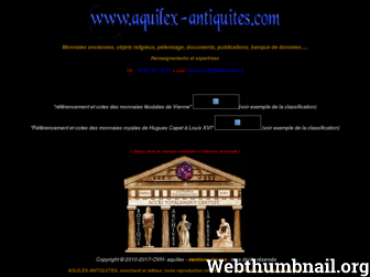 aquilex-antiquites.com website preview