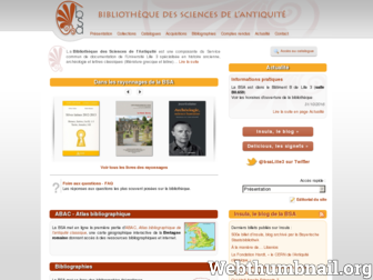 bsa.biblio.univ-lille3.fr website preview