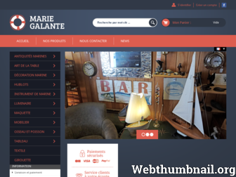 marie-galante-benodet.com website preview