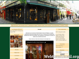 antiquitesdeville.com website preview