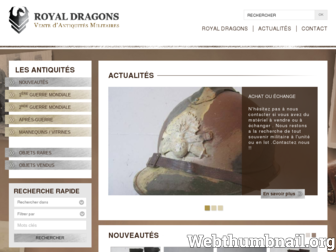 royal-dragons.fr website preview