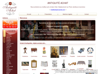 antiquite-achat.com website preview