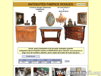 brocante-antiquites-roques.com website preview