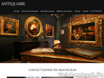 antiquaire-passy-prestige.fr website preview