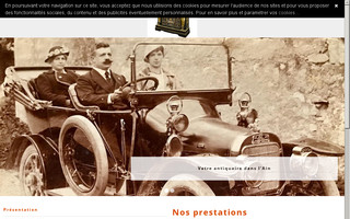 antiquaire-ain.fr website preview