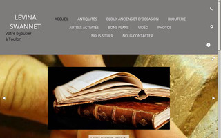 joaillerie-antiquite-levina.fr website preview