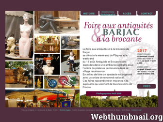 barjac-foire-antiquites-brocante.org website preview