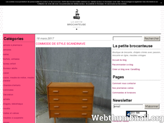 lapetitebrocanteuse.com website preview