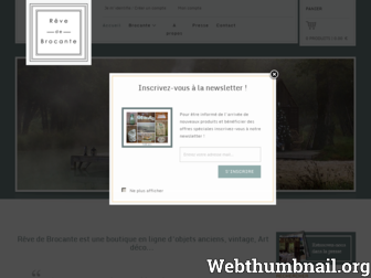 revedebrocante.com website preview