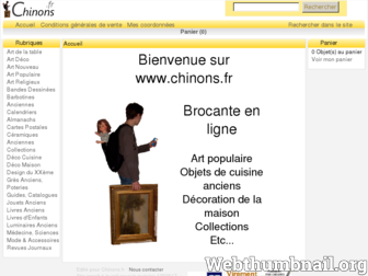 chinons.fr website preview