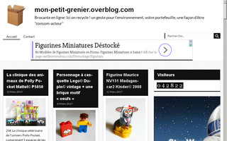 mon-petit-grenier.overblog.com website preview