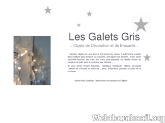 lesgaletsgris.fr website preview