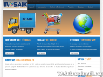 asso-mosaik.fr website preview