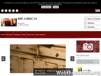 brocante-dordogne-bricabrac24.fr website preview
