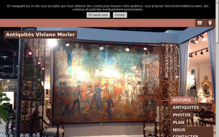 antiquites-viviane-morier.fr website preview