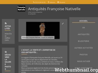 antiquite-francoise-nativelle.com website preview