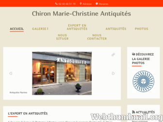 antiquites-mcchiron.fr website preview