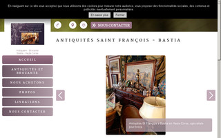 antiquites-stfrancois-corse.fr website preview