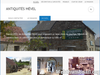 antiquites-mevel.com website preview