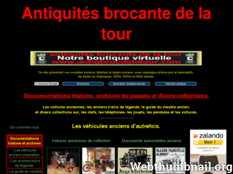 antiqbrocdelatour.com website preview