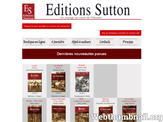 editions-sutton.com website preview