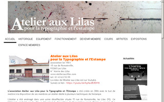 atelierauxlilas.com website preview