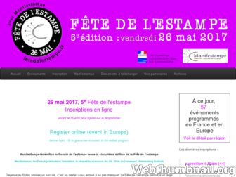 fetedelestampe.fr website preview