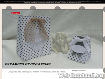 estampecreation.canalblog.com website preview