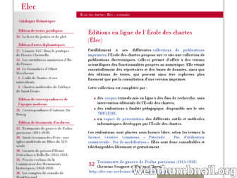 elec.enc.sorbonne.fr website preview