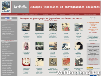 artmemo.fr website preview